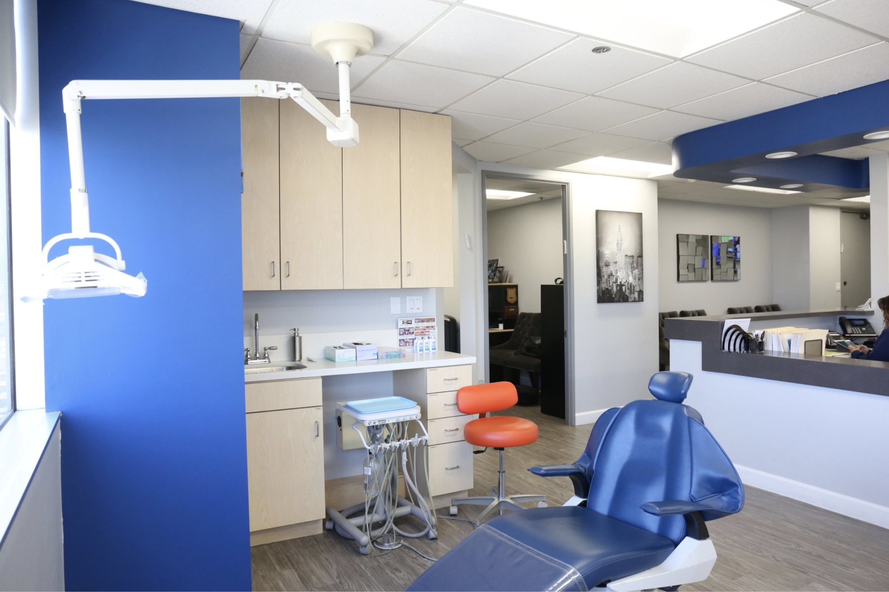 Orthodontics cleaning and consult area located in West Los Angeles