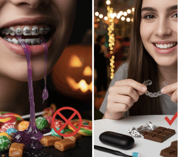 Spooktacular Smiles: Your Halloween Candy Survival Guide for Braces & Invisalign